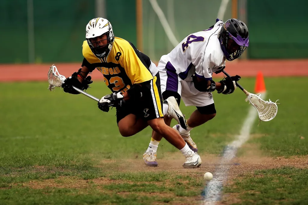 lacrosse players play with honor